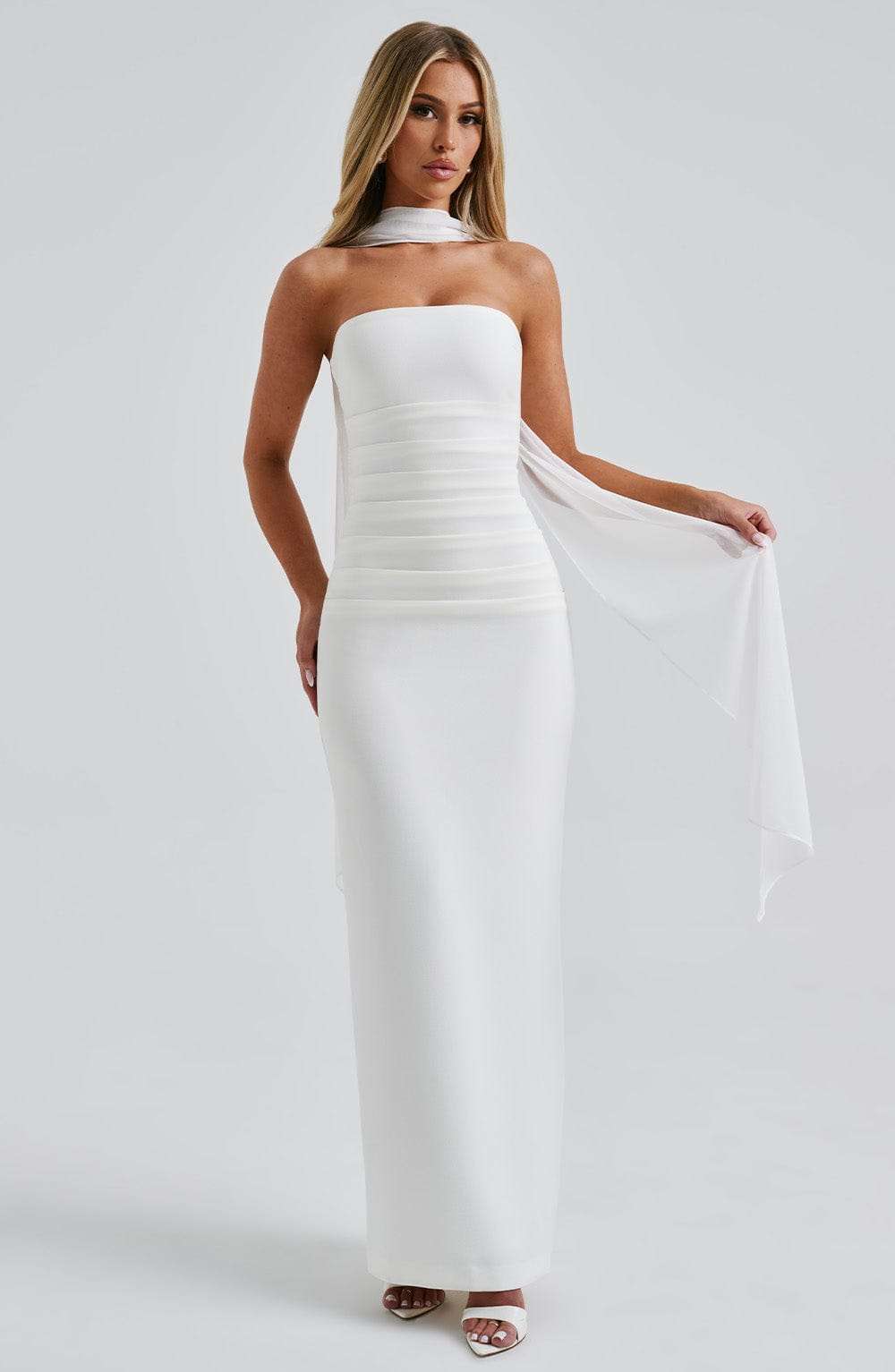Yulia Maxi Dress - Ivory Ryvelle