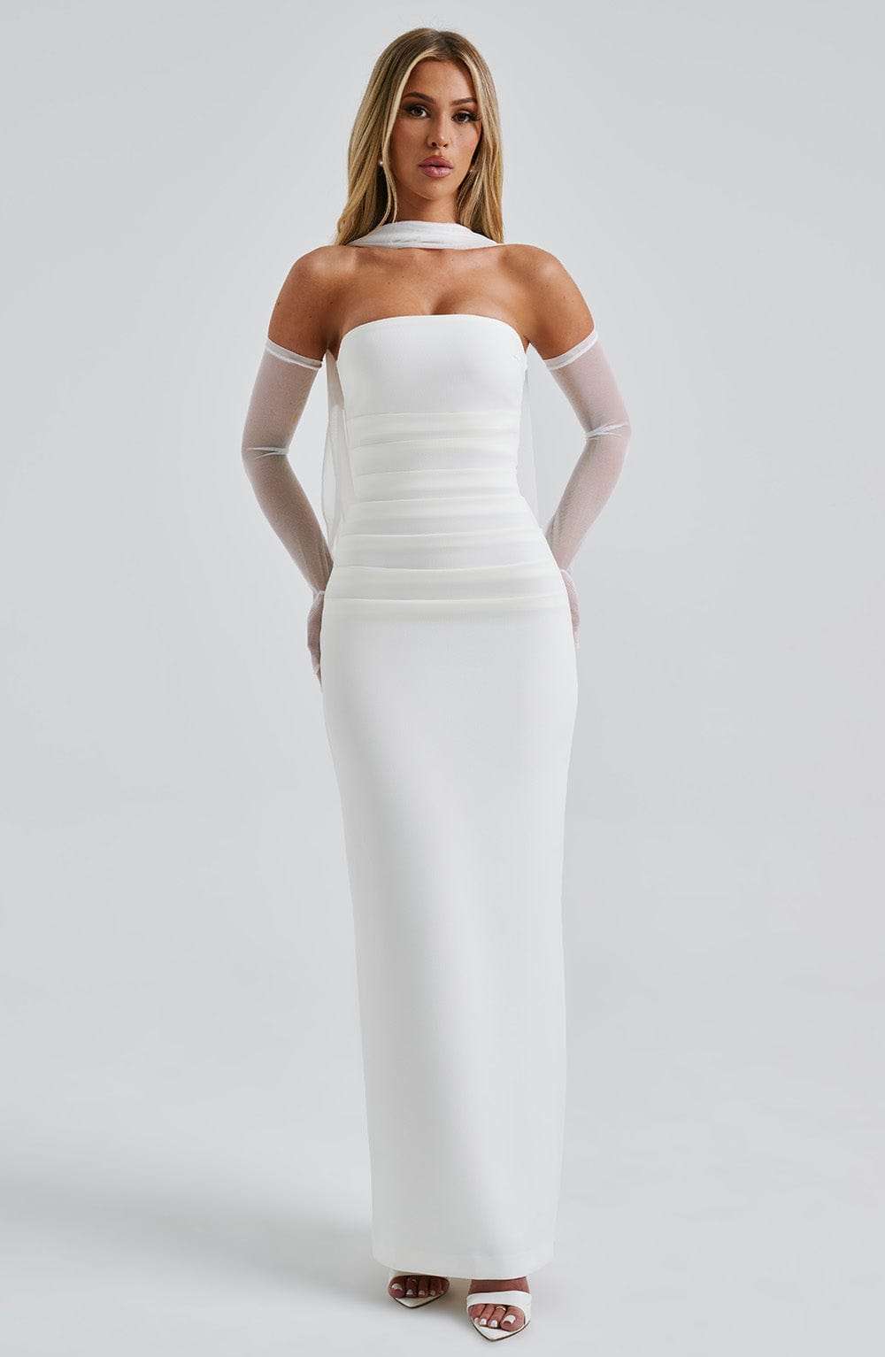 Yulia Maxi Dress - Ivory Ryvelle