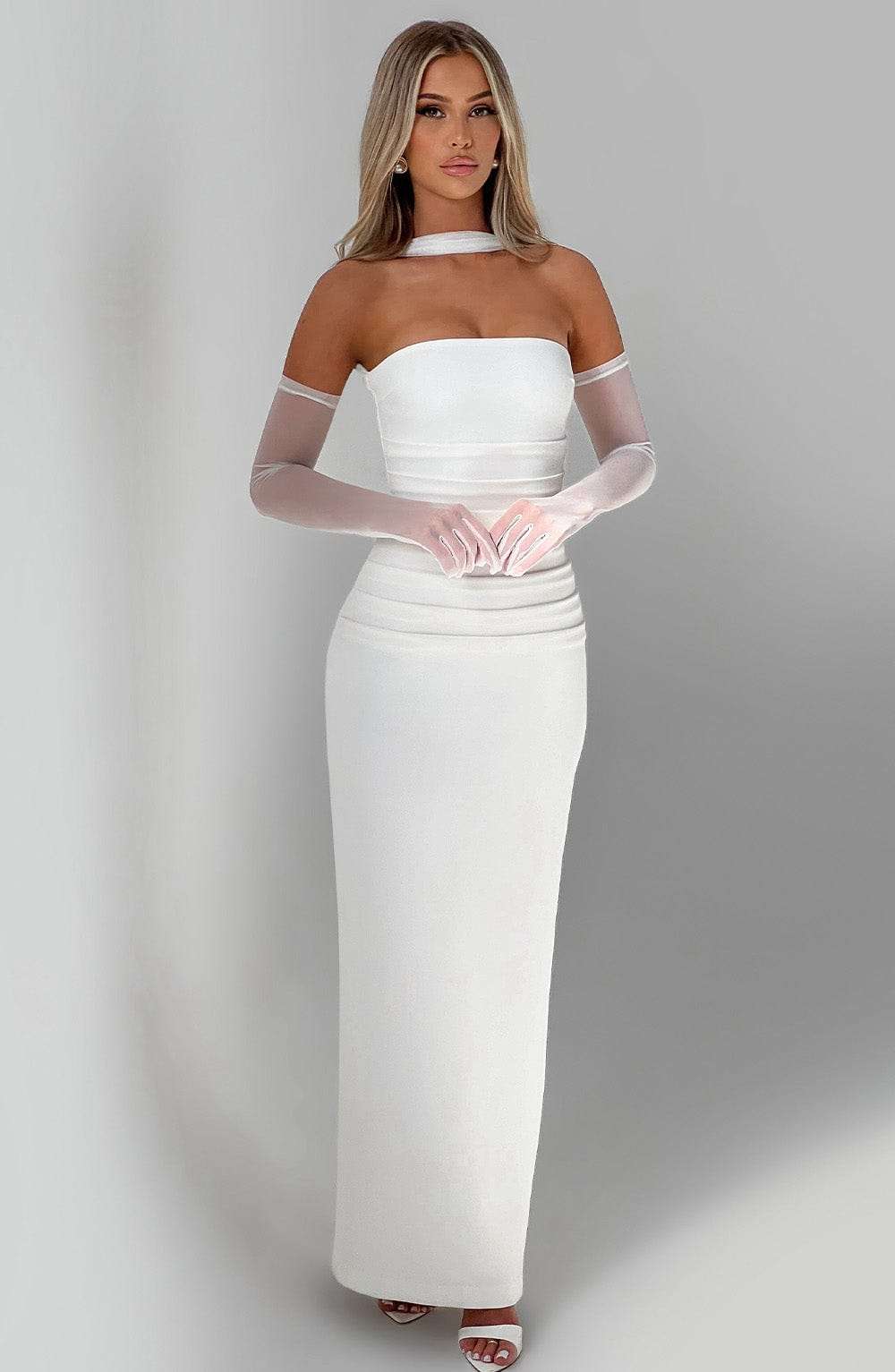 Yulia Maxi Dress - Ivory Ryvelle