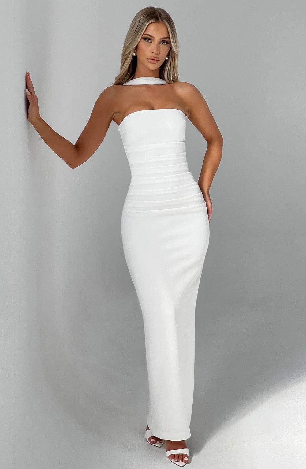 Yulia Maxi Dress - Ivory Ryvelle