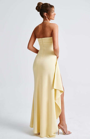 Zafira Maxi Dress - Lemon Ryvelle