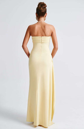 Zafira Maxi Dress - Lemon Ryvelle