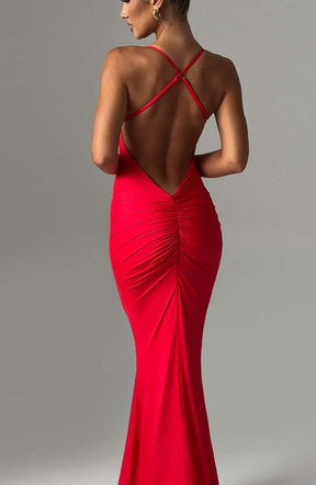 Zelda Maxi Dress - Red Ryvelle