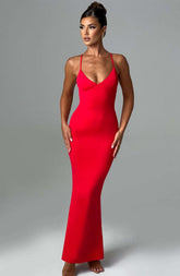 Zelda Maxi Dress - Red Ryvelle