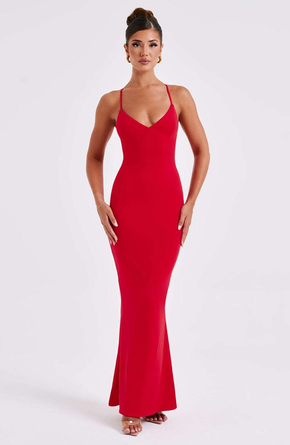 Zelda Maxi Dress - Red Ryvelle